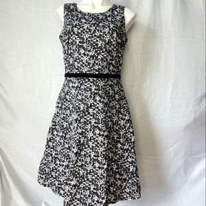 Black and White Floral dress